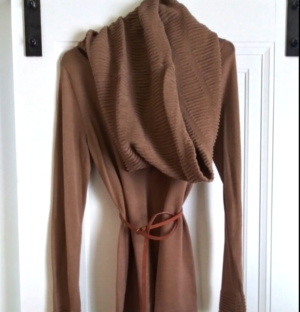**3 for $15**Premise sweater with detachable infinity scarf M